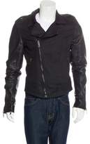 Thumbnail for your product : Gareth Pugh Leather-Paneled Moto Jacket