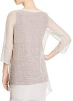 Thumbnail for your product : Eileen Fisher High/Low Hem Sheer Tunic