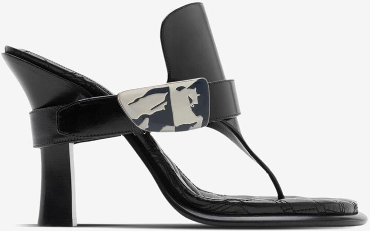 Burberry Bay 105 Leather Sandals