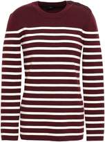 Thumbnail for your product : Joseph Striped Merino Wool-blend Sweater