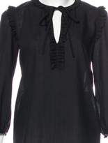 Thumbnail for your product : Emilio Pucci Long Sleeve Pleated Top