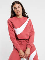 Thumbnail for your product : Nike NSW Swish Fleece Crew Sweater in Pink