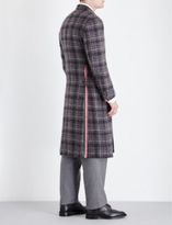 Thumbnail for your product : Thom Browne Double-breasted tweed-boucle coat