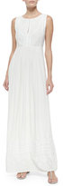 Thumbnail for your product : Calypso St. Barth Leone Pleated Embroidered Maxi Dress