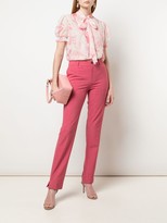 Thumbnail for your product : Jason Wu Sheer Floral Print Blouse