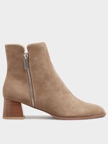 Thumbnail for your product : Long Tall Sally Block Heel Zip Boot - Brown