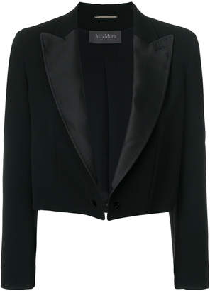 Max Mara cropped fitted blazer