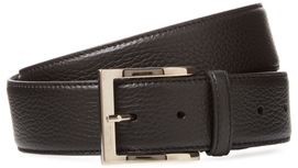 a. testoni Karibu Calf Leather Belt