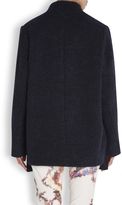 Thumbnail for your product : Etoile Isabel Marant Denver navy wool blend coat
