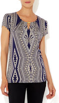Thumbnail for your product : Wallis Aztec placement shell top