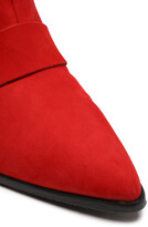 Thumbnail for your product : Schutz Buckle-detailed Suede Ankle Boots