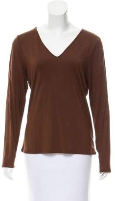 Magaschoni Silk Long Sleeve Top w/ Tags
