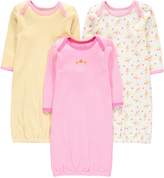 Thumbnail for your product : Wan-A-Beez Baby Boys' and Girls' 3 Pack Printed Gowns (0-6 Months, )