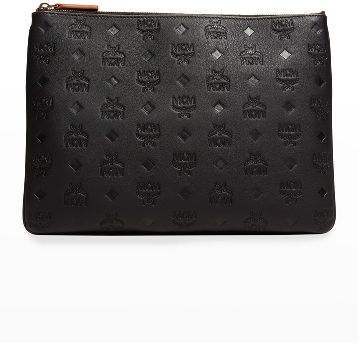 mcm black monogram bolsa