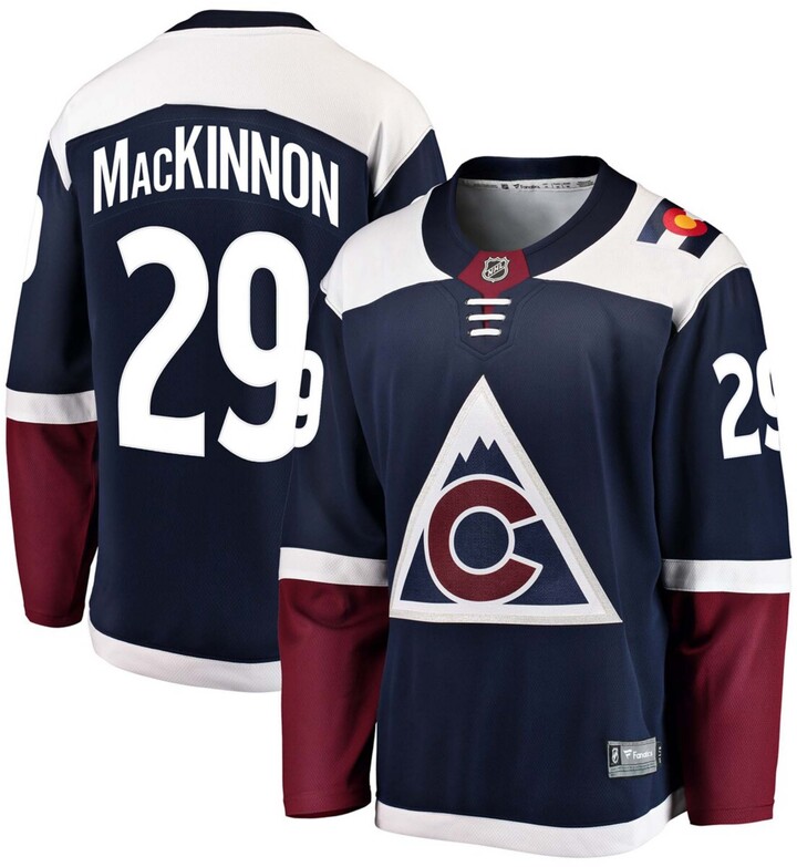 Fanatics Men's Nathan MacKinnon Navy Colorado Avalanche Alternate Breakaway Player Jersey
