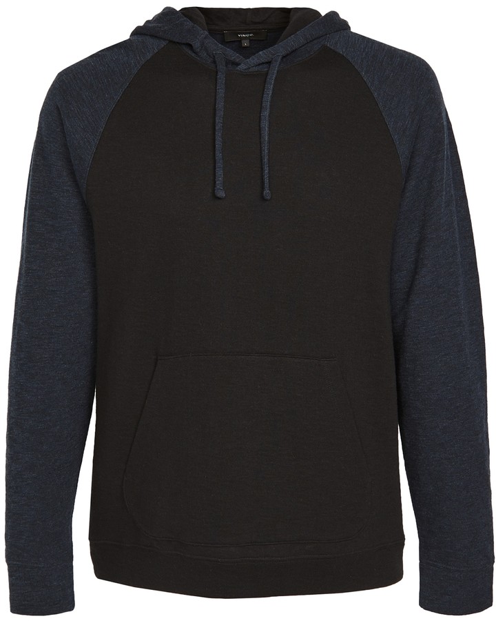 vince double knit hoodie