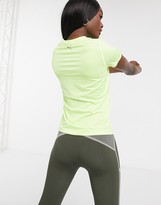 Thumbnail for your product : Puma logo t-shirt in lime green