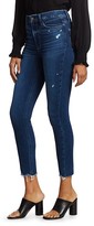 Thumbnail for your product : Paige Margot Ankle Distressed Hem Jeans