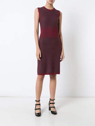 Carolina Herrera sleeveless patterned knit dress