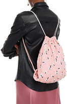 Thumbnail for your product : Ganni Embellished Crepe De Chine Backpack