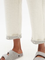 Thumbnail for your product : LES TIEN Brushed Cotton-fleece Track Pants - Grey Multi