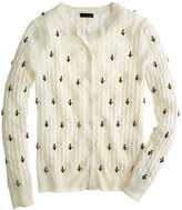 Thumbnail for your product : J.Crew Collection jeweled cable cardigan