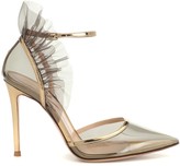 Thumbnail for your product : Gianvito Rossi PVC and leather-trimmed pumps