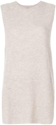 N.Peal cashmere sleeveless knit tunic