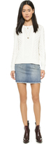 Thumbnail for your product : Current/Elliott The Boxy Mini Skirt