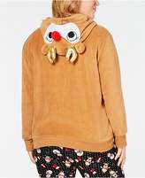 Thumbnail for your product : Derek Heart Trendy Plus Size Holiday Reindeer Hoodie