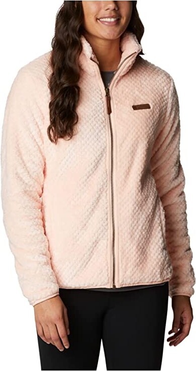 Giacca In Pile Columbia Fire Side Per Ragazze - Sherpa Con Cerniera, Calda E Comoda, Polsini Elasticizzati
