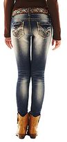 Thumbnail for your product : JCPenney Wallflower Belted Skinny Jeans