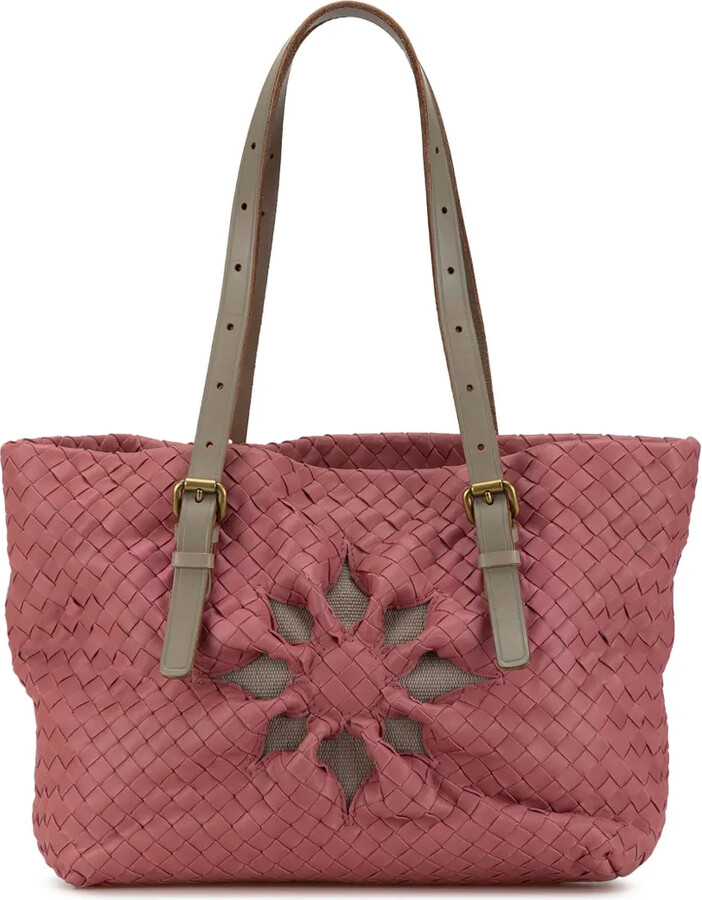 Bottega Veneta Pre-Owned 2000-2010 Intrecciato Marquise Flower tote bag