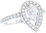 Thumbnail for your product : Fred pre-owned platinum Lovelight diamond ring
