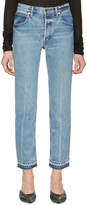 Helmut Lang Blue Straight Jeans