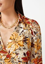 Thumbnail for your product : And other stories Floral Print Wrap Front Blouse