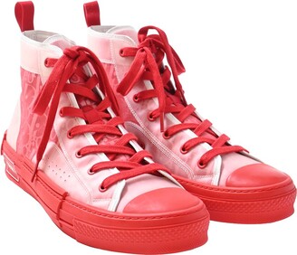 red dior sneakers high top