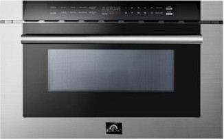 Forno Capoliveri 24-Inch Microwave Drawer, Stainless Steel, 1.2 cu.ft, 1000 Watts, Built-In, 11 Power Levels