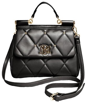badgley mischka black purse