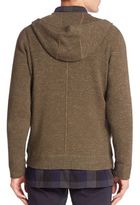 Thumbnail for your product : Vince Military Thermal Zip Hoodie