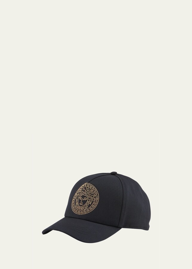 Versace Men's Studded Medusa Logo Baseball Cap - ShopStyle Hats