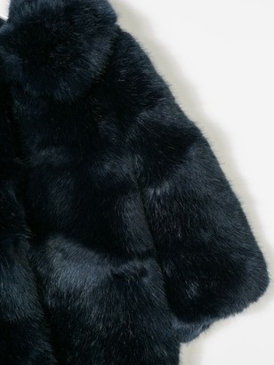 Hucklebones London Faux Fur Coat