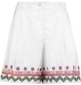 Temperley London Fable Embroidered Cotton Shorts