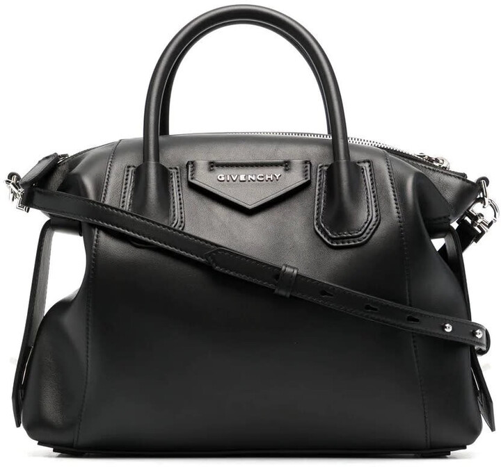 Givenchy Small Antigona Soft Bag In Black Leather - ShopStyle