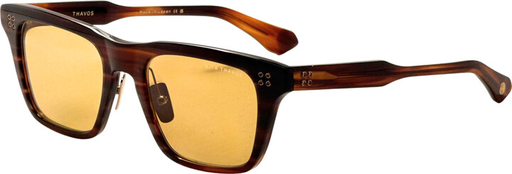 Dita Unisex 53 mm Brown Sunglasses