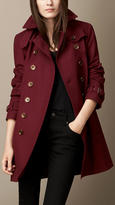 Thumbnail for your product : Burberry Mid-Length Cotton Poplin Trench Coat