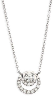 Hearts On Fire Optima Diamond & 18K White Gold Pendant Necklace