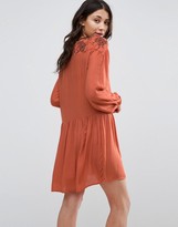 Thumbnail for your product : Vero Moda Long Sleeve Skater Dress With Tassel Detail