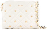 Thumbnail for your product : DKNY gold studded quilted shoulder bag