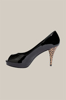 Thumbnail for your product : Fendi 'Superstar' Open Toe Pump